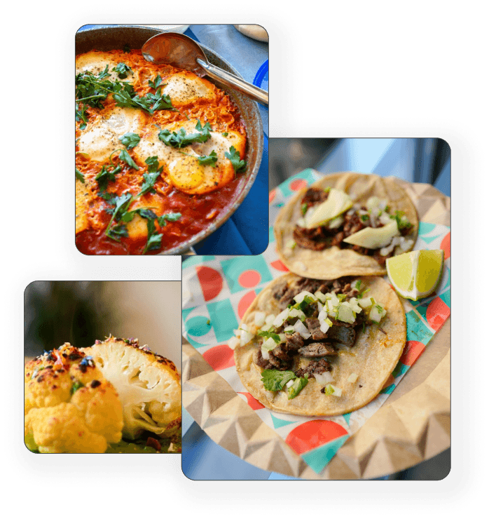 getamenoo hero image showing 3 phones